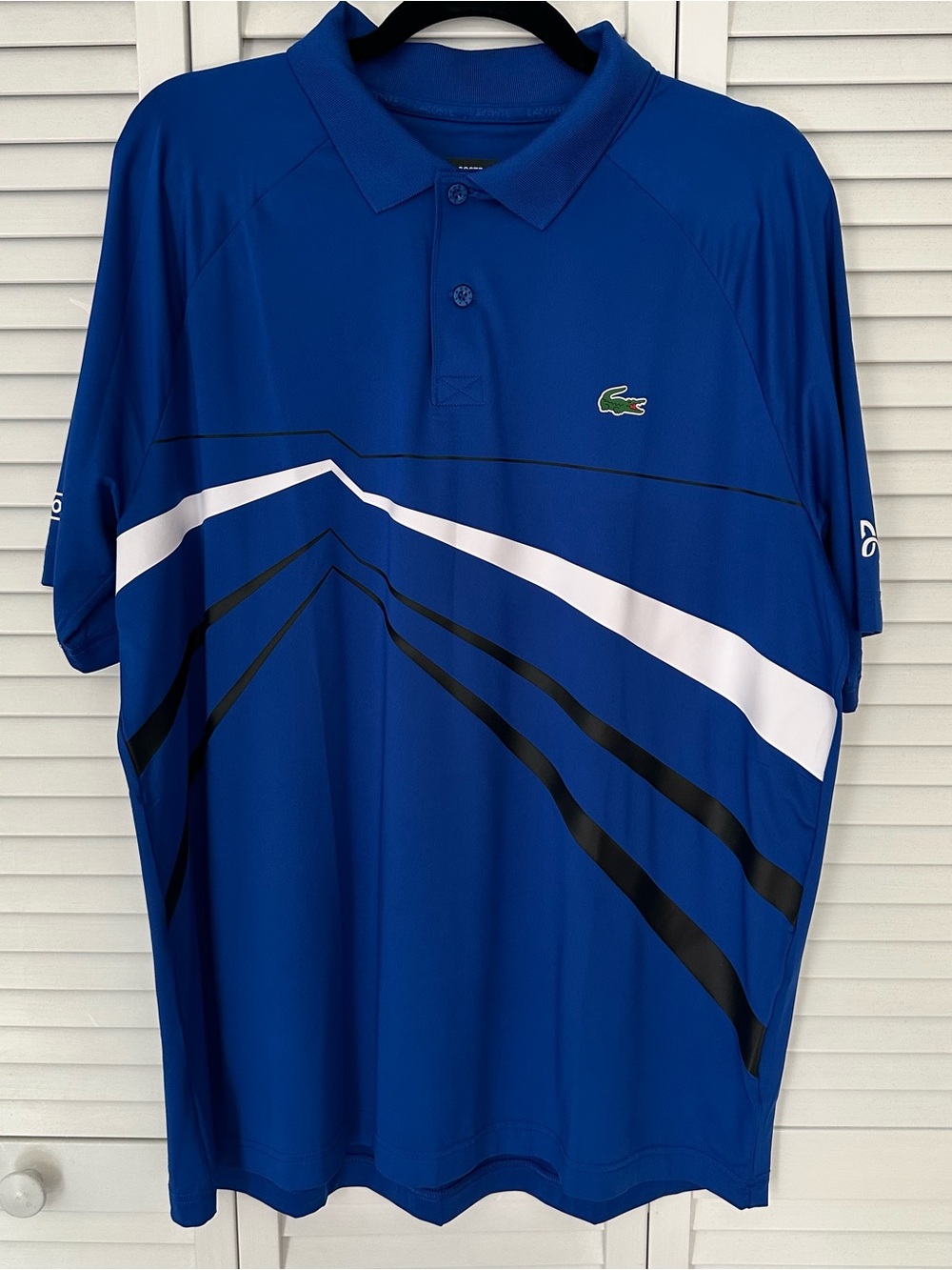 EUC Lacoste Sport Novak Djokovic Shortsleeved Polyester Polo Men’s Size XL